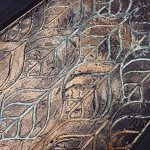 Трафарет - Липа без шва - Фотография интерьере 5