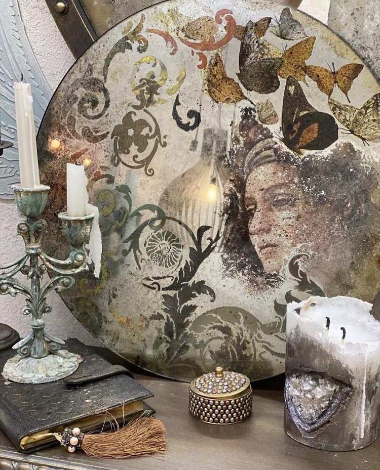 Трафарет - Таинственный сад