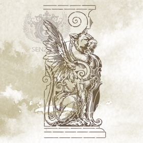 Трафарет - Грифон