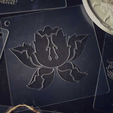 Трафарет - Цветок 1